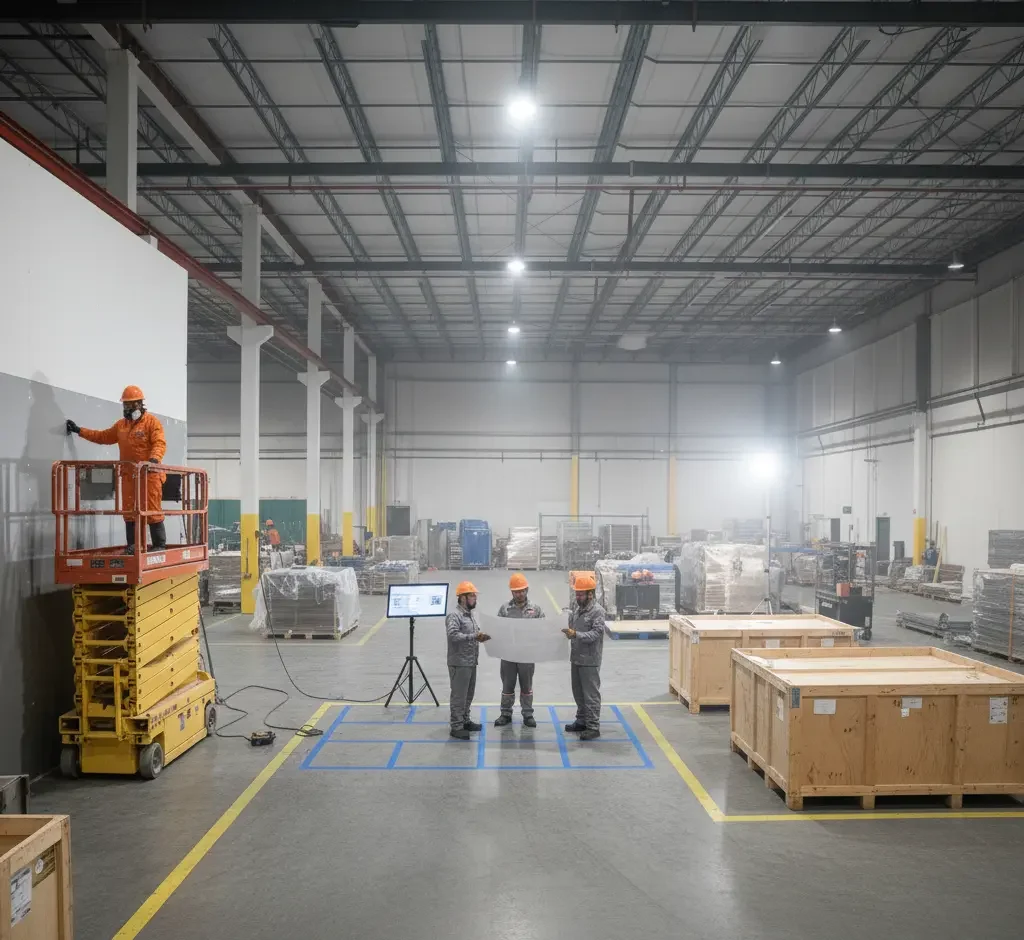 Technicians assessing property damage and planning reconstruction work in Los Angeles, Ventura County, and Orange County.