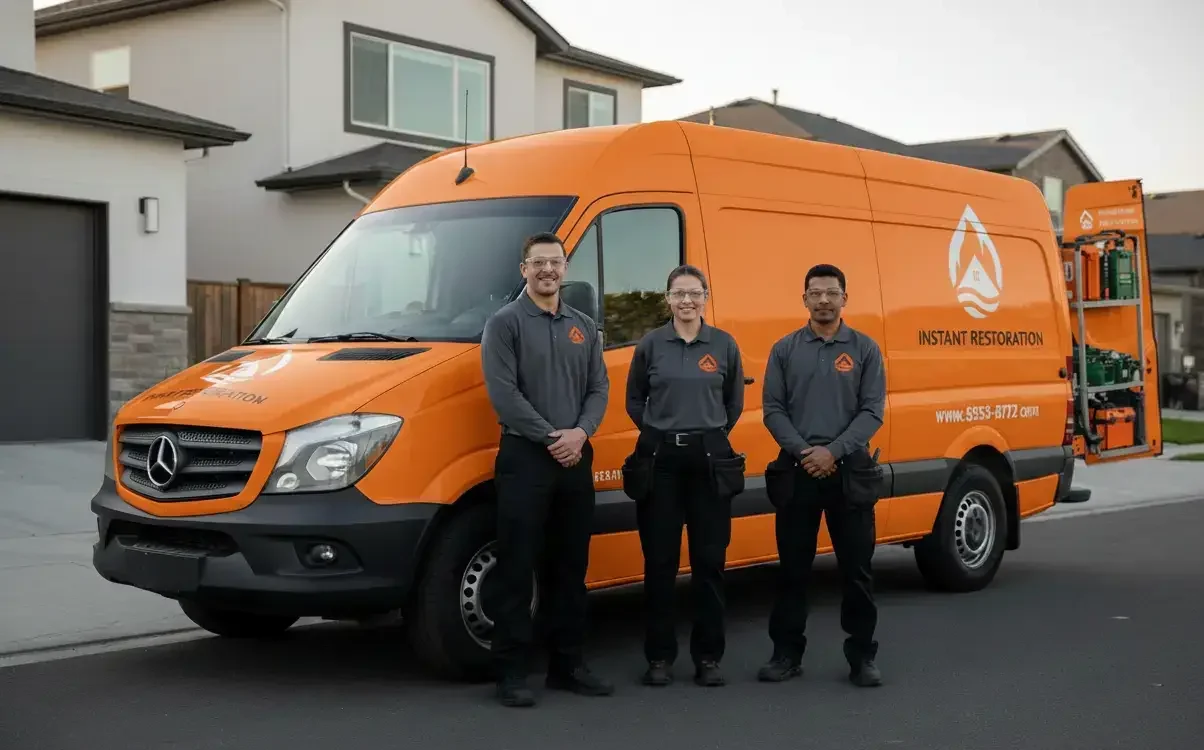 Instant Restoration emergency response team and service vehicle