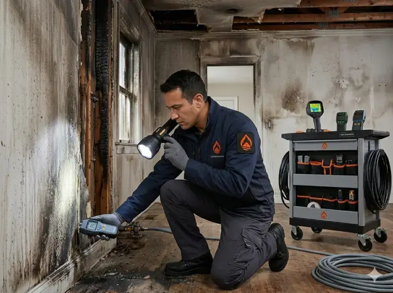 Fire damage inspection and structural damage assessment after fire