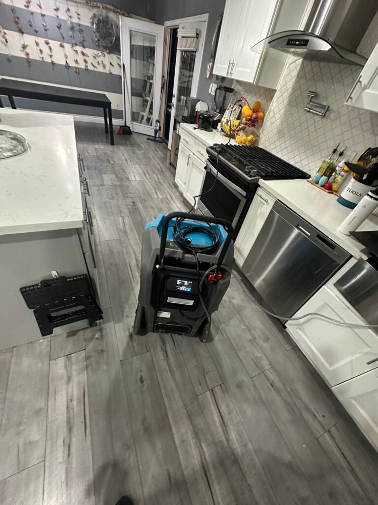 Instant Restoration job (structural drying stage) in Oxnard, CA