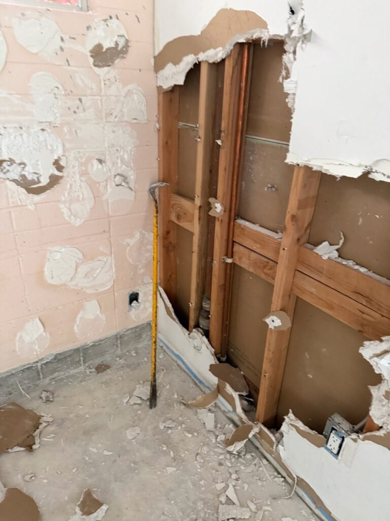 Instant Restoration job (tear-out stage) in Malibu, CA