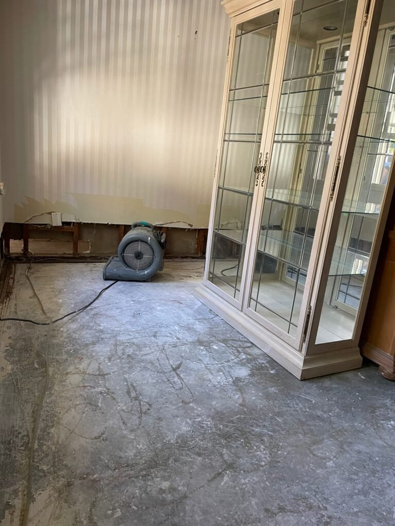 Instant Restoration job (structural drying stage) in West Hills, CA