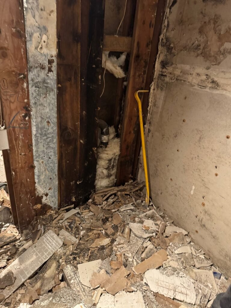 Instant Restoration job (tear-out stage) in Woodland Hills, CA