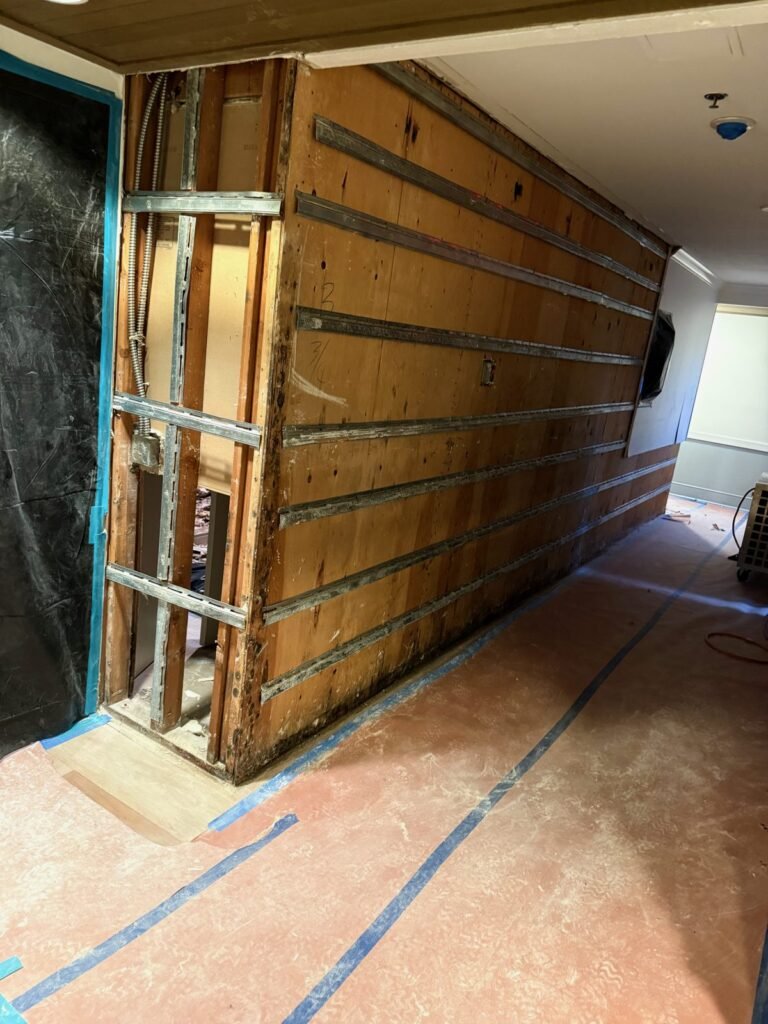 Instant Restoration job (tear-out stage) in Woodland Hills, CA